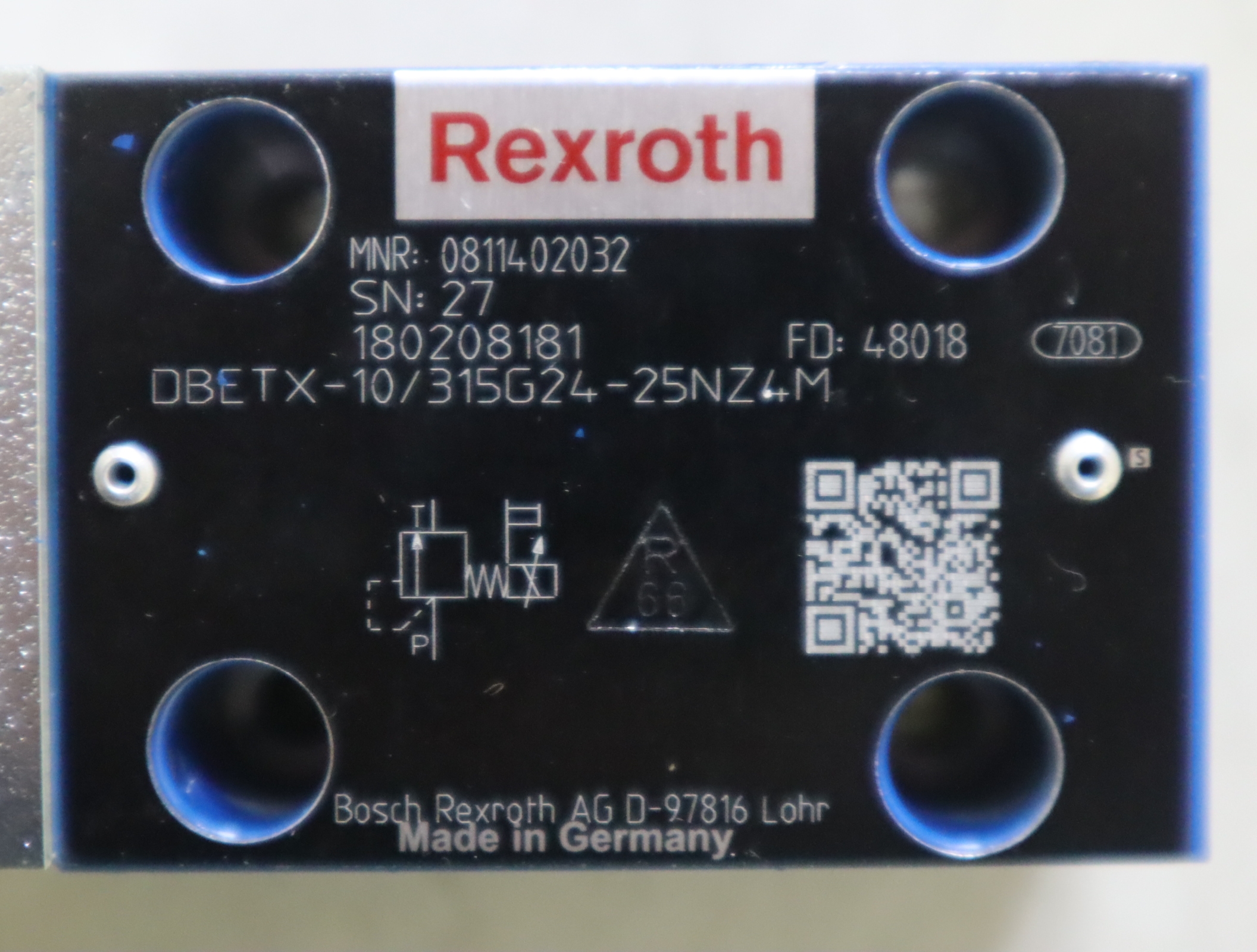 DBETX-10/315G24-25NZ4M 0811402032 力士乐REXROTH比例阀