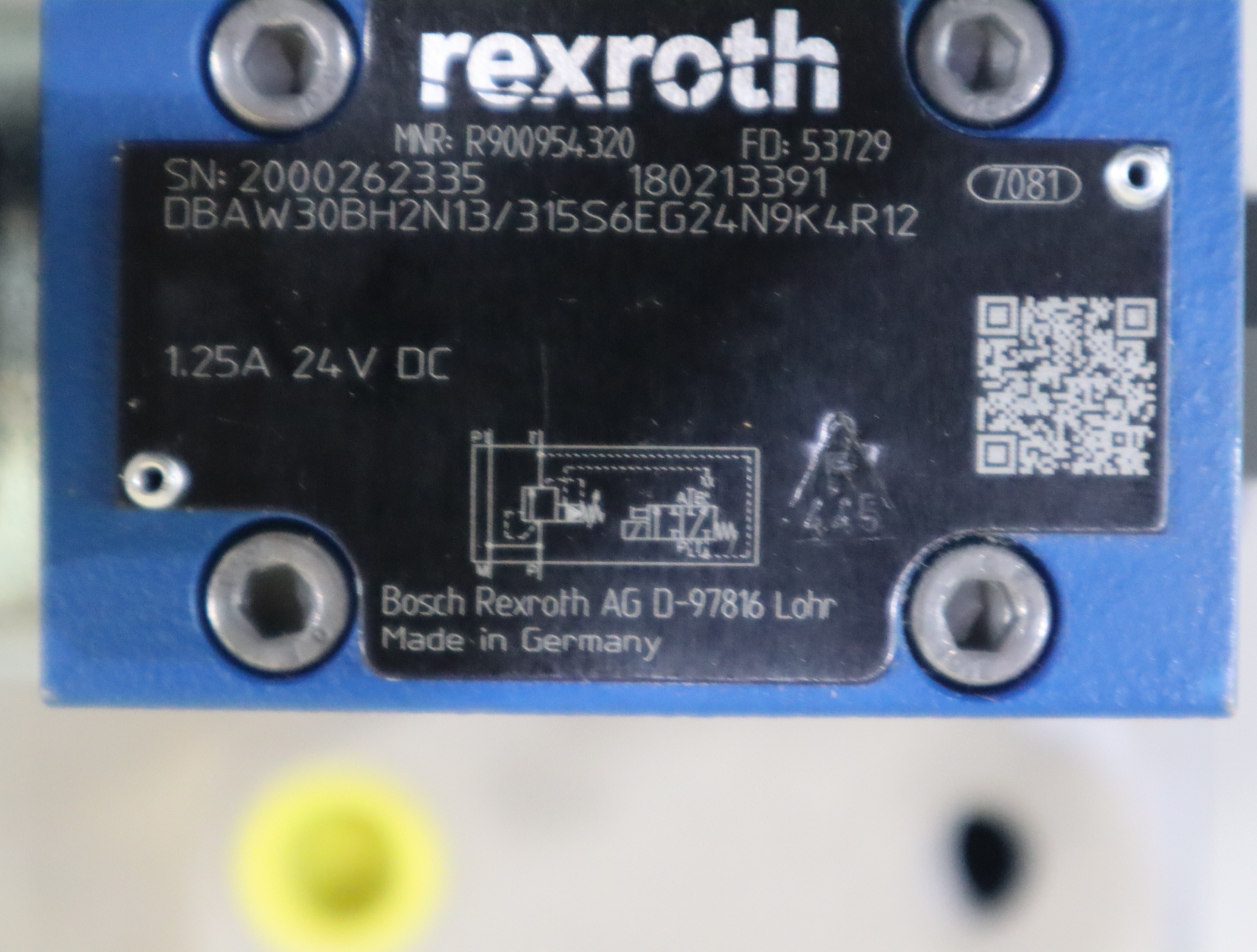 DBAW30BH2N13/315S6EG24N9K4R12 R900954320 力士乐REXROTH溢流阀