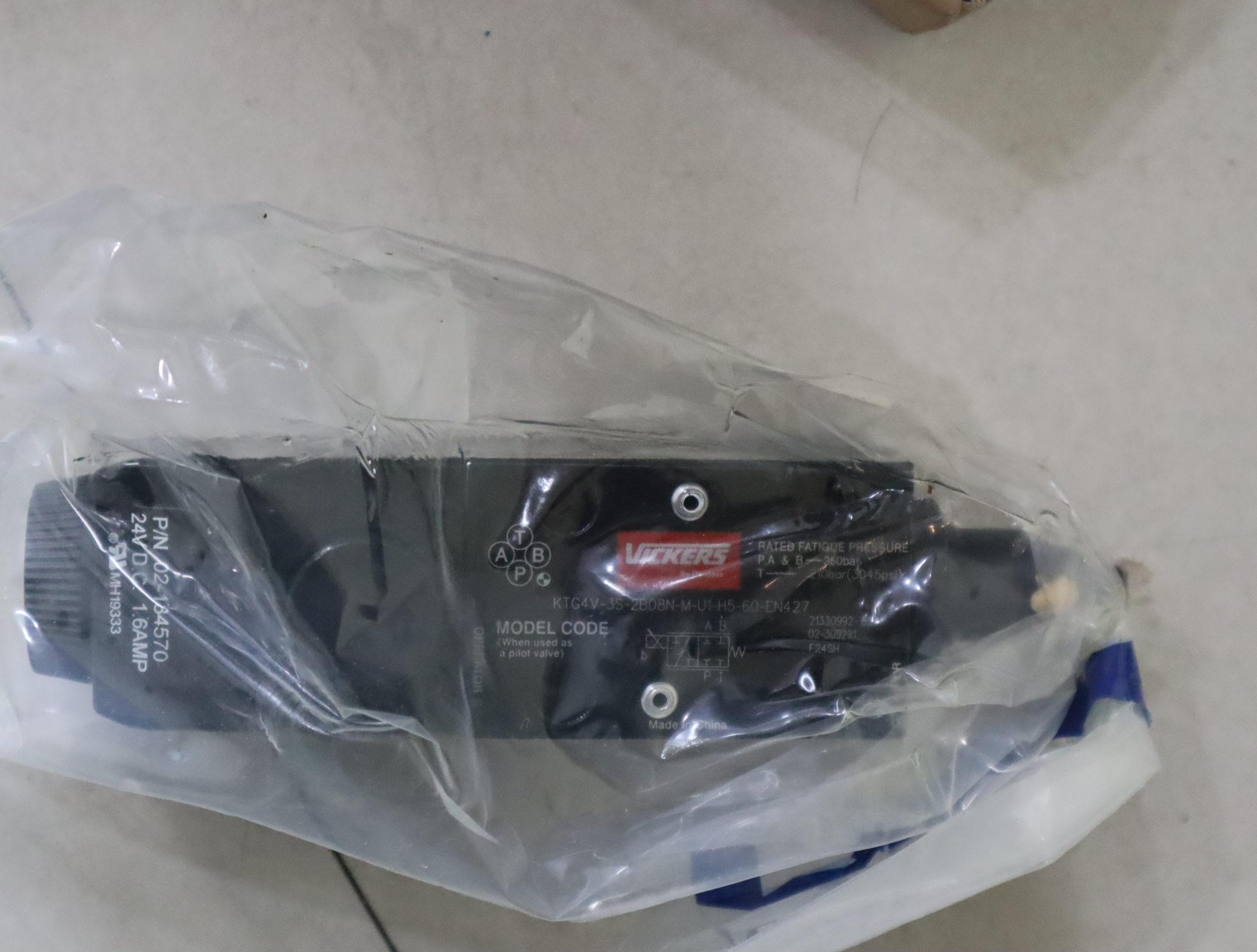 KTG4V 3S 2B08N M U1 H5 60 EN427 伊顿EATON威格士VICKERS丹佛斯