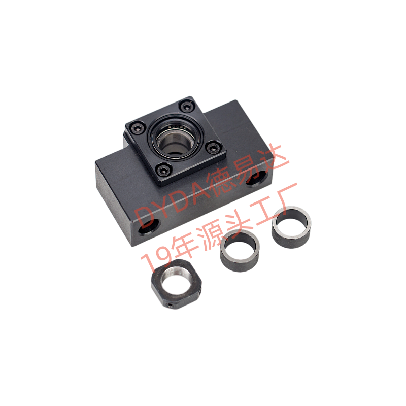 滚珠丝杠轴承固定座BK2BF0支撑座丝杆螺母座轴承带轴杆