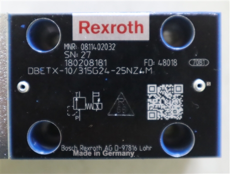 DBETX-1X/315G24-25NZ4M 0811402032 德国力士乐REXROTH比例阀