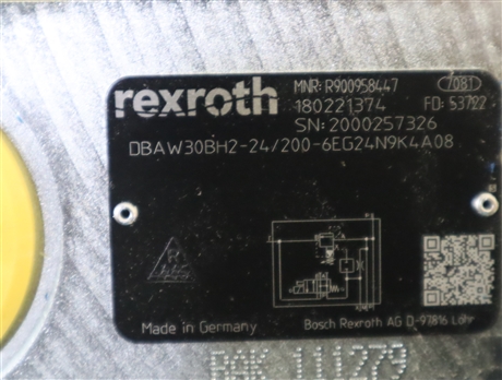 DBAW30BH2-2X/200-6EG24N9K4A08 R900958447 力士乐REXROTH阀
