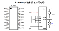 SA8302A双通道 持续电流马达驱动