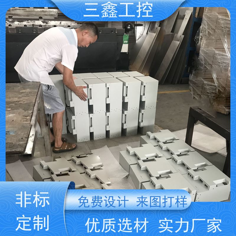 厂家供应1U2U3U4U铝面板机箱 机柜外壳 可定 制加工 交货期快