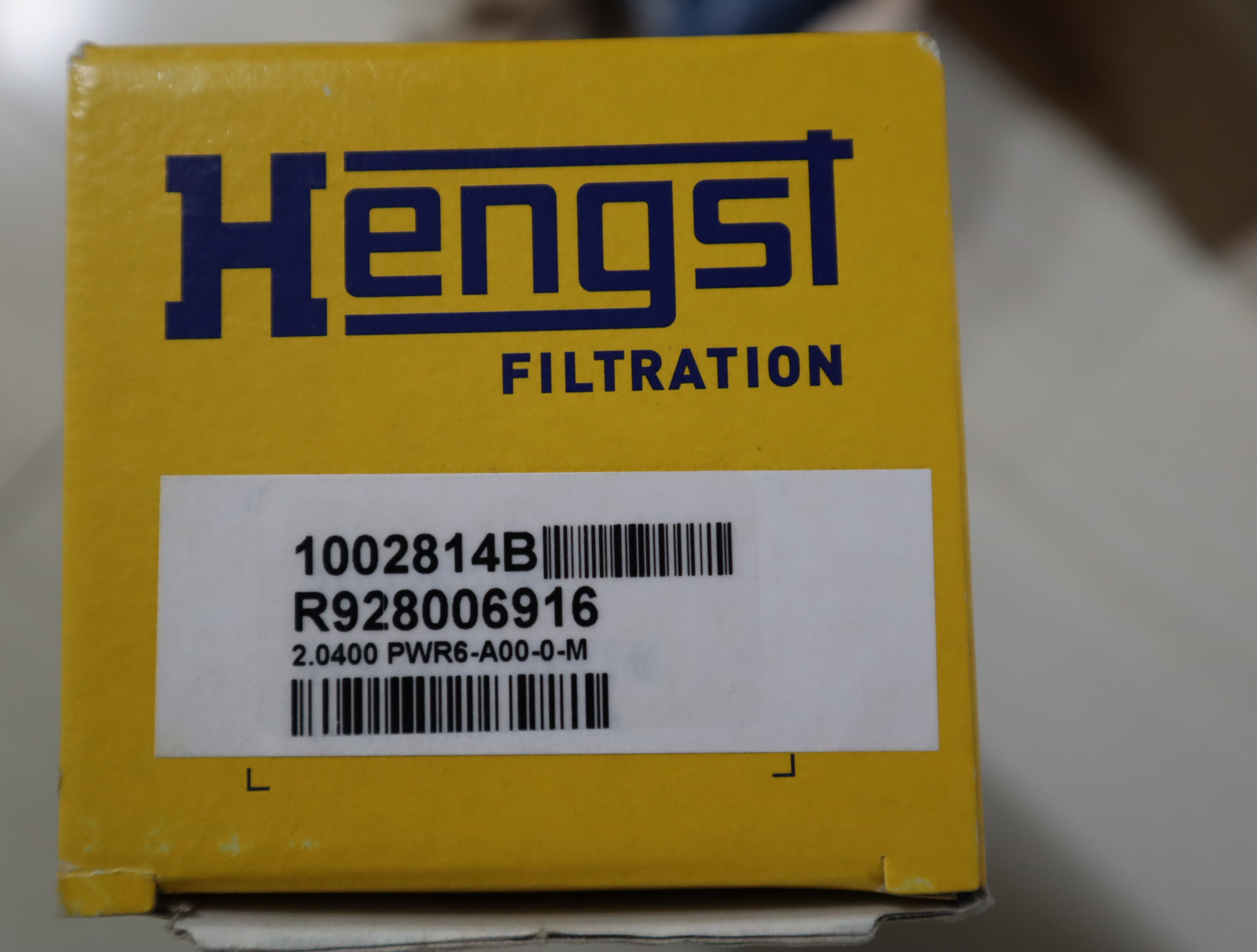 R928006916 2.0400 PWR6-A00-0-M 1002814B 汉格斯特HENGST滤芯