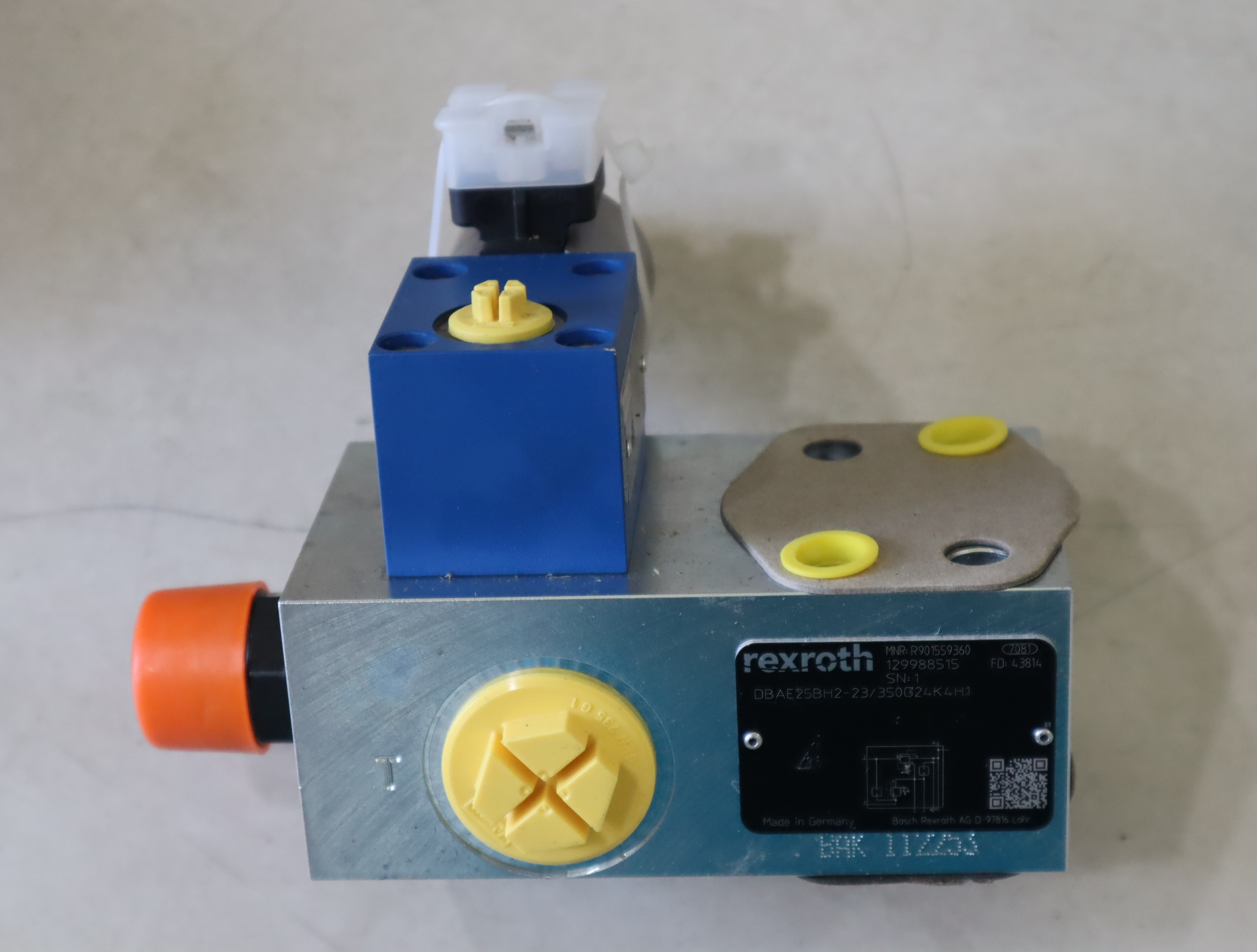 DBAE25BH2-23/350G24K4H1 R901559360 德国力士乐REXROTH溢流阀