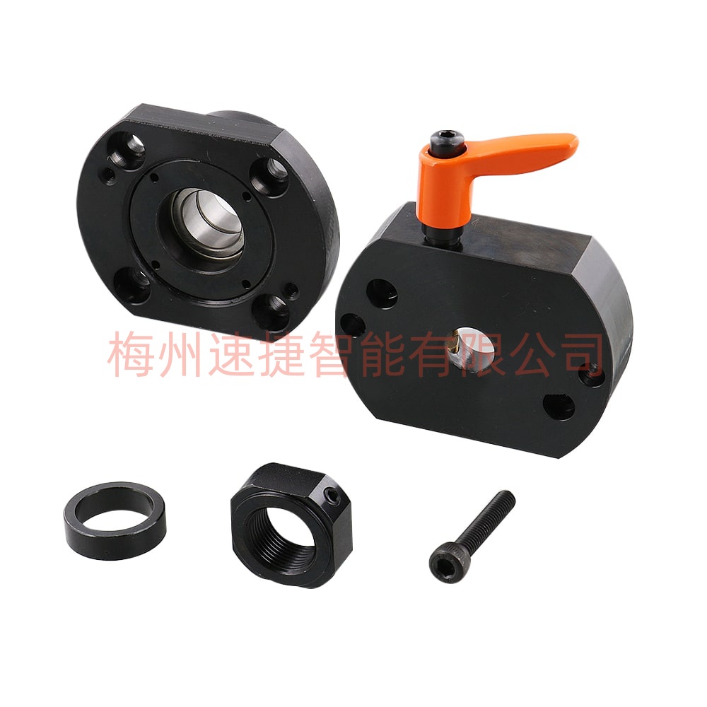 梯形丝杠定制  MRWZ-S8/MRWZ-S10/MRWZ-S12/ 30度梯形丝杠支座组件