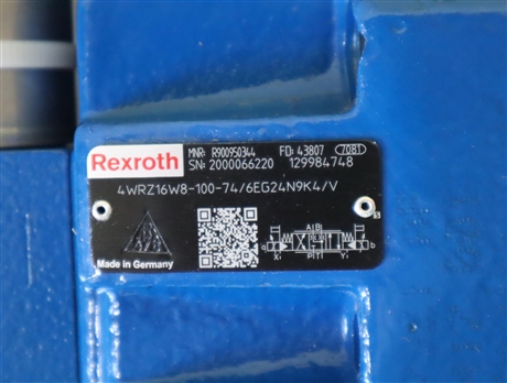 4WRZ16W8-100-74/6EG24N9K4/V R900950344 力士乐REXROTH比例阀