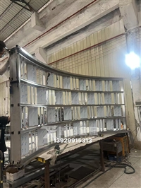 公园景观主题金属不锈钢屏风  弧形景观屏风不锈钢造型景墙