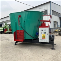 青贮TMR揉丝上料机 24方卧式搅草机 肉牛喂羊拌草机