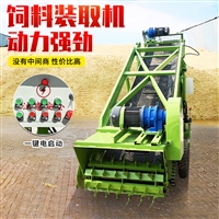 滚刀式扒草机4米高 三相电青储刮草机 横向移动取草机