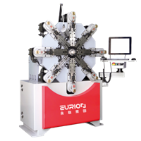 US-1040无凸轮弹簧机，采用伺服电机和数控系统