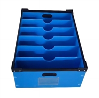 pp塑料定制中空板箱带隔档钙塑箱瓦楞刀卡箱内衬中空板生产厂家