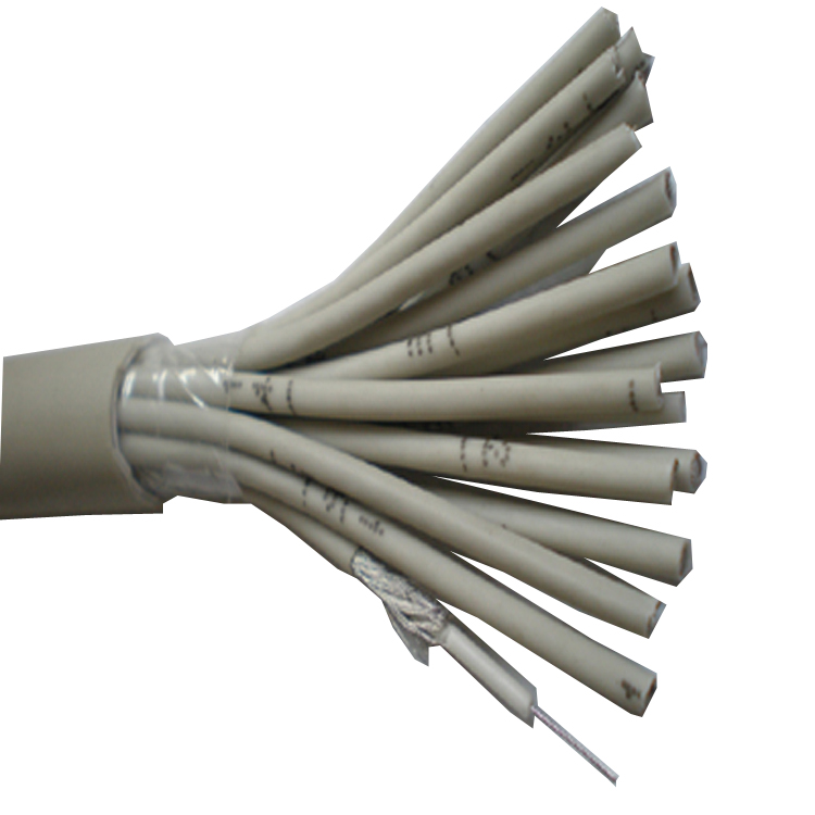 SYFE-75-2-1*8镀锡丝屏蔽两兆交换机电缆 按需定做