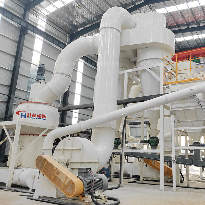 膨润土球团磨粉机 大型雷蒙机 配套提升输送系统矿石粉碎机器