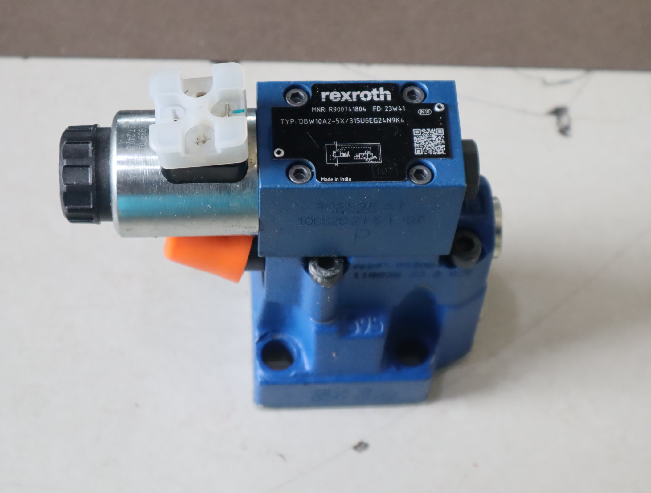 DBW10A2-52/315U6EG24N9K4 R900741804 力士乐REXROTH电磁溢流阀
