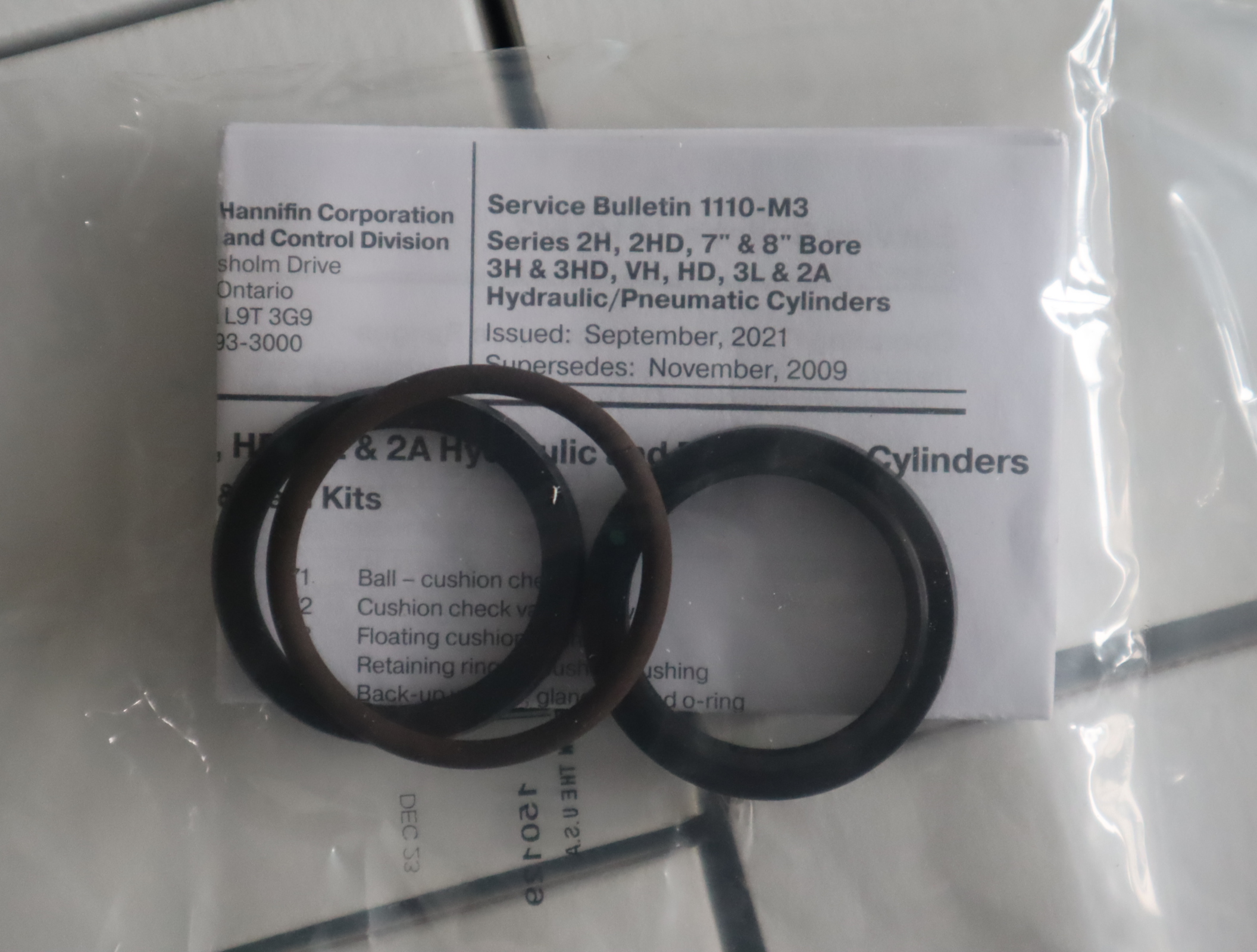 RK2AHL0135 美国派克PARKER油缸密封套件RK2AHL0135