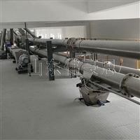 三氧化二锑管链输送机 无尘管链粉体输送系统