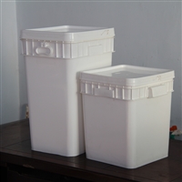 PP材质注塑50升方桶 50公斤化工塑料方桶