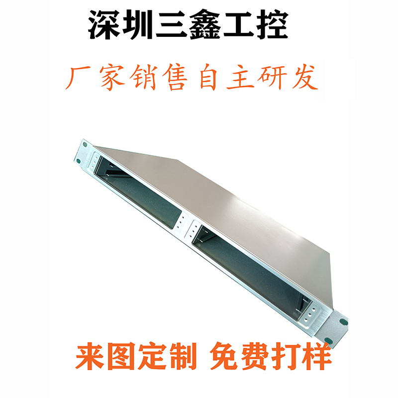 厂家供应1U2U3U4U铝面板机箱 螺丝机外壳  来图定制加工