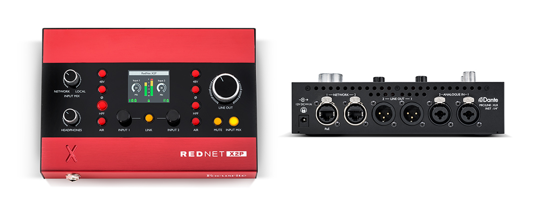 Focusrite PRO REDNET X2P福克斯特 音频接口二进二出Dante接口