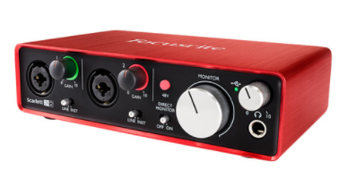 Focusrite Scarlett 2i2二代 录音 USB外置声卡