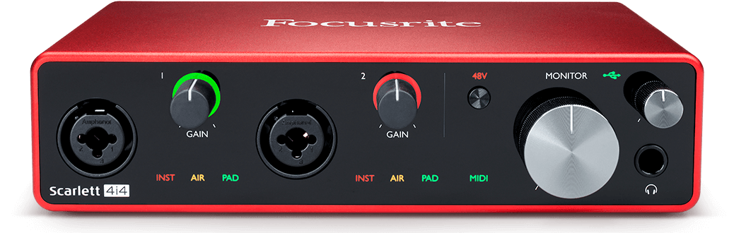 Focusrite scarlett-4i4音频接口
