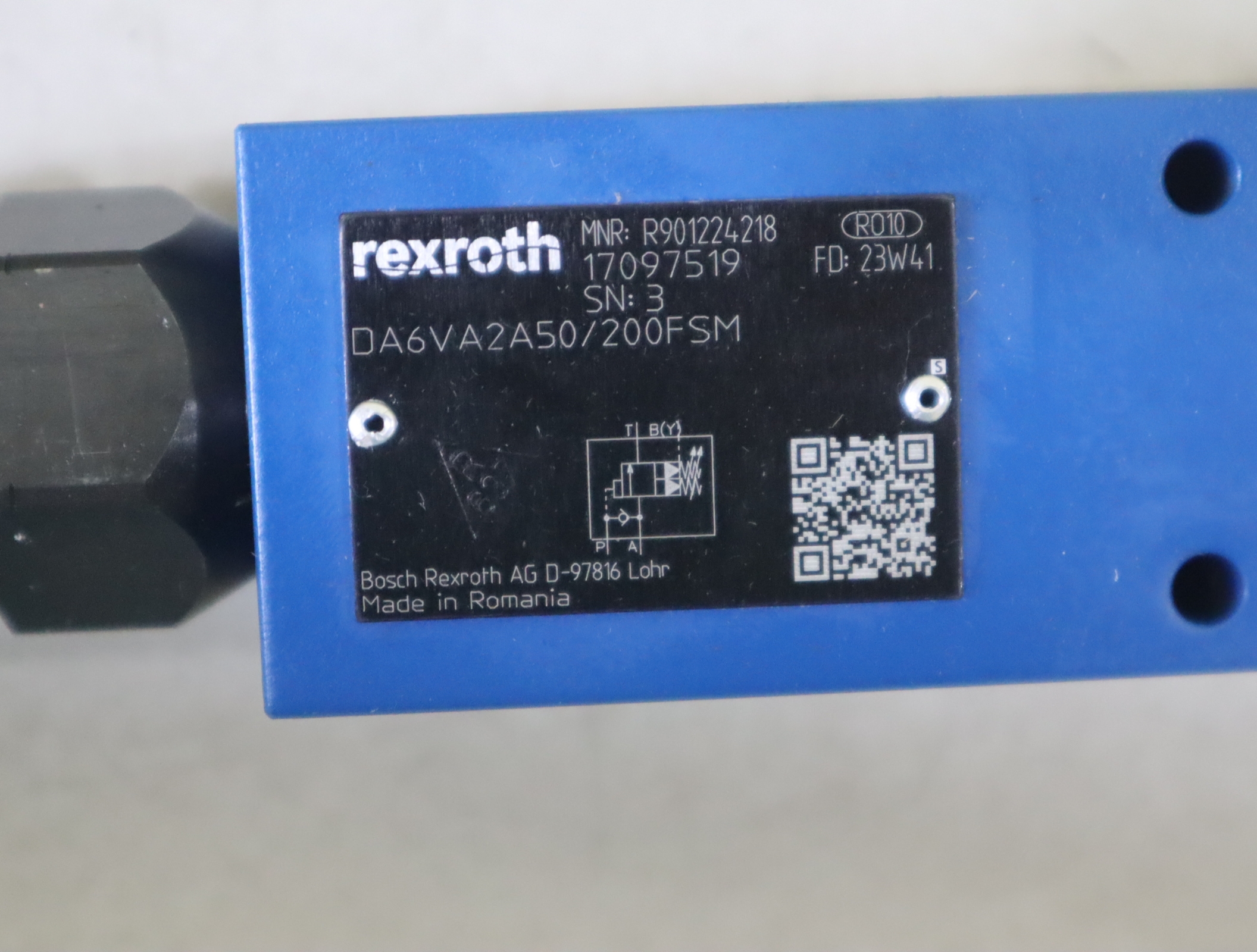 DA6VA2A50/200FSM R901224218 DA6VA2A5X/200FSM 力士乐REXROTH阀