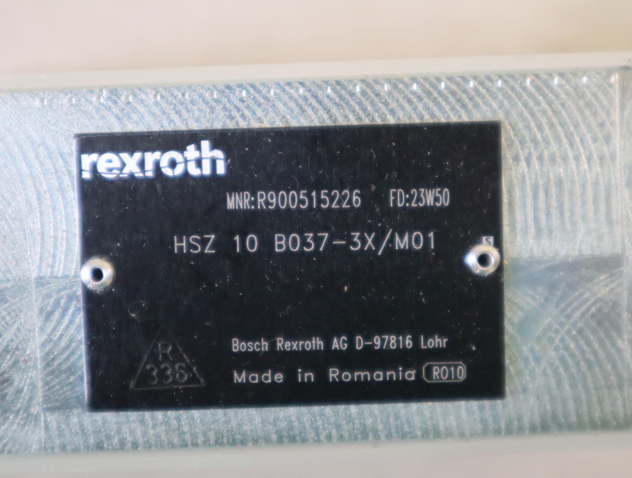 HSZ10B037-3X/M01 R900515226 德国力士乐REXROTH过渡板