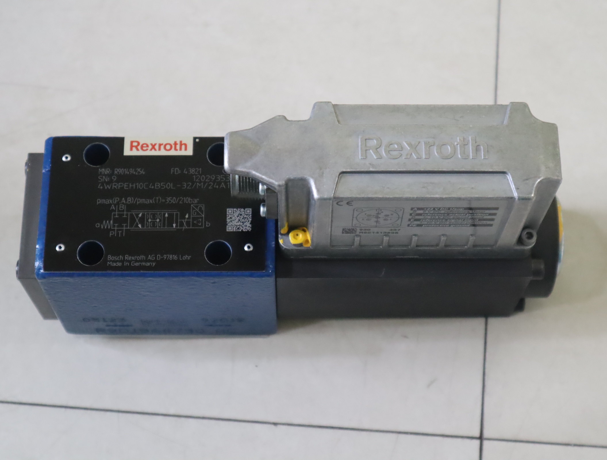 R901494254 4WRPEH10C4B50L-32/M/24A1 德国力士乐REXROTH比例阀