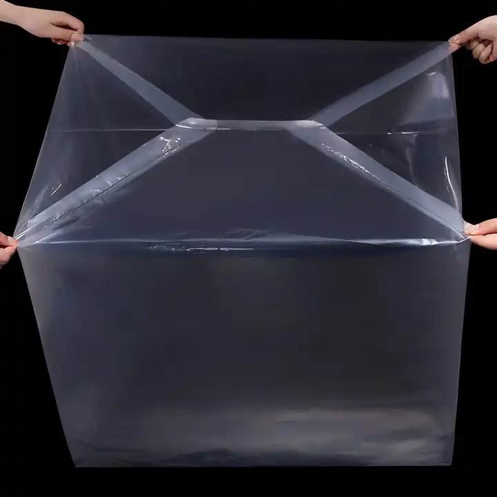 加大包装薄膜胶袋PE高压料双面印刷锁边弹力绳托盘套袋可抽真空pe