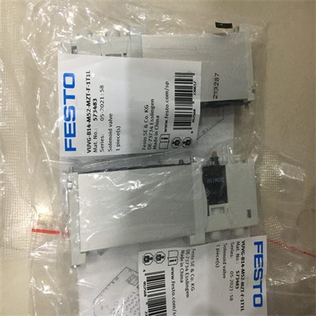 FESTO费斯托电磁阀VUVG-B14-P53C-ZT-F-1T1L详解