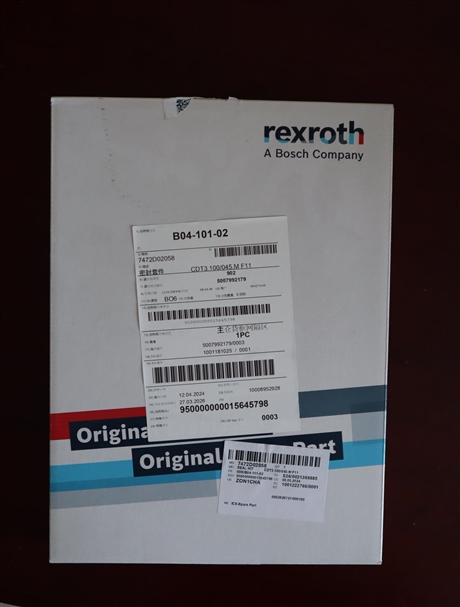 7472D02058 CDT3.100/045.M F11 德国力士乐REXROTH油缸密封套件