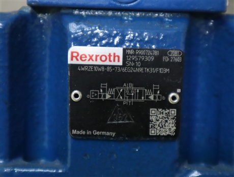 4WRZE10W8-85-7X/6EG24N9ETK31/F1D3M R900724781 力士乐REXROTH阀