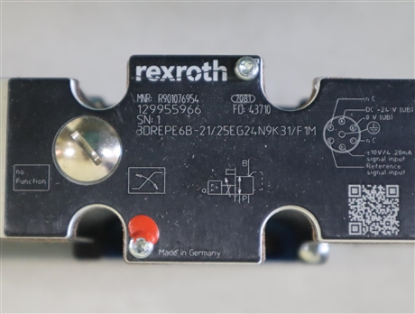 R901076954 3DREPE6B-2X/25EG24N9K31/F1M 力士乐REXROTH比例阀