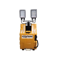 NIY9702LED多功能移动照明系统 红蓝频闪信号灯摄像扩音箱式