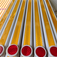 钉固式矿用反光密闭栅栏 四通组合 穿插伸缩 矿用反光密闭栅栏