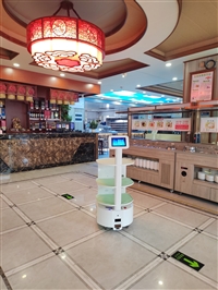 闯王智能配送广告机器人  餐饮服务机器人