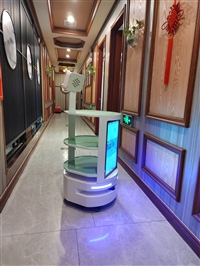 闯王广告送餐机器人  餐饮服务机器人