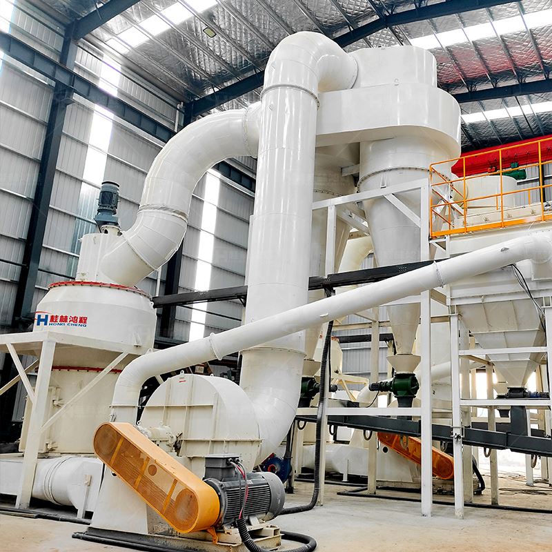 膨润土球团粉磨设备 大型雷蒙磨 配套提升输送系统制粉生产线