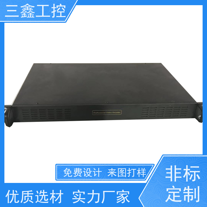 实体工厂1U不锈钢机箱 钣金加工 表面阳极氧化 烤漆 