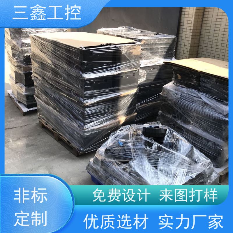 深 圳三鑫机架式铝面板机箱 不锈钢机柜  精细工艺 严格品控