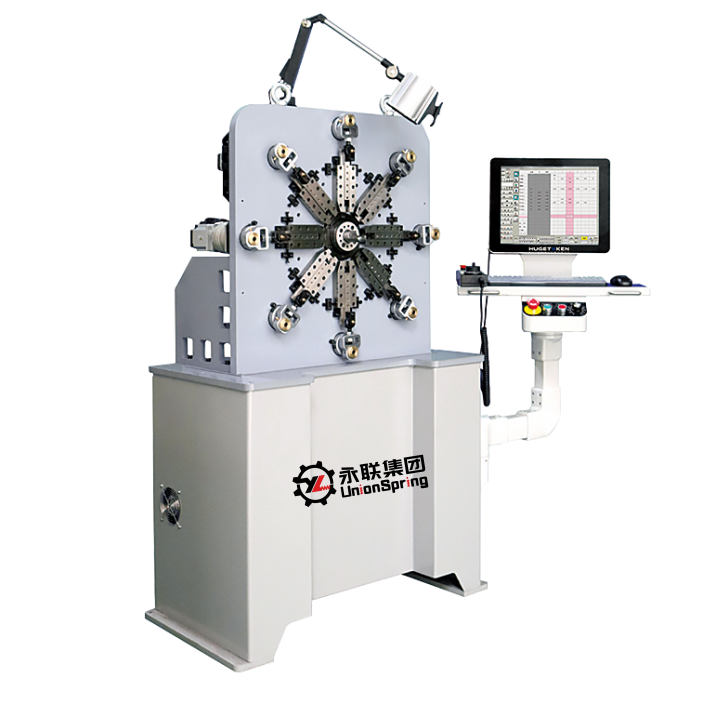 永联US-1010 无凸轮弹簧机 是一款智能化的弹簧加工设备