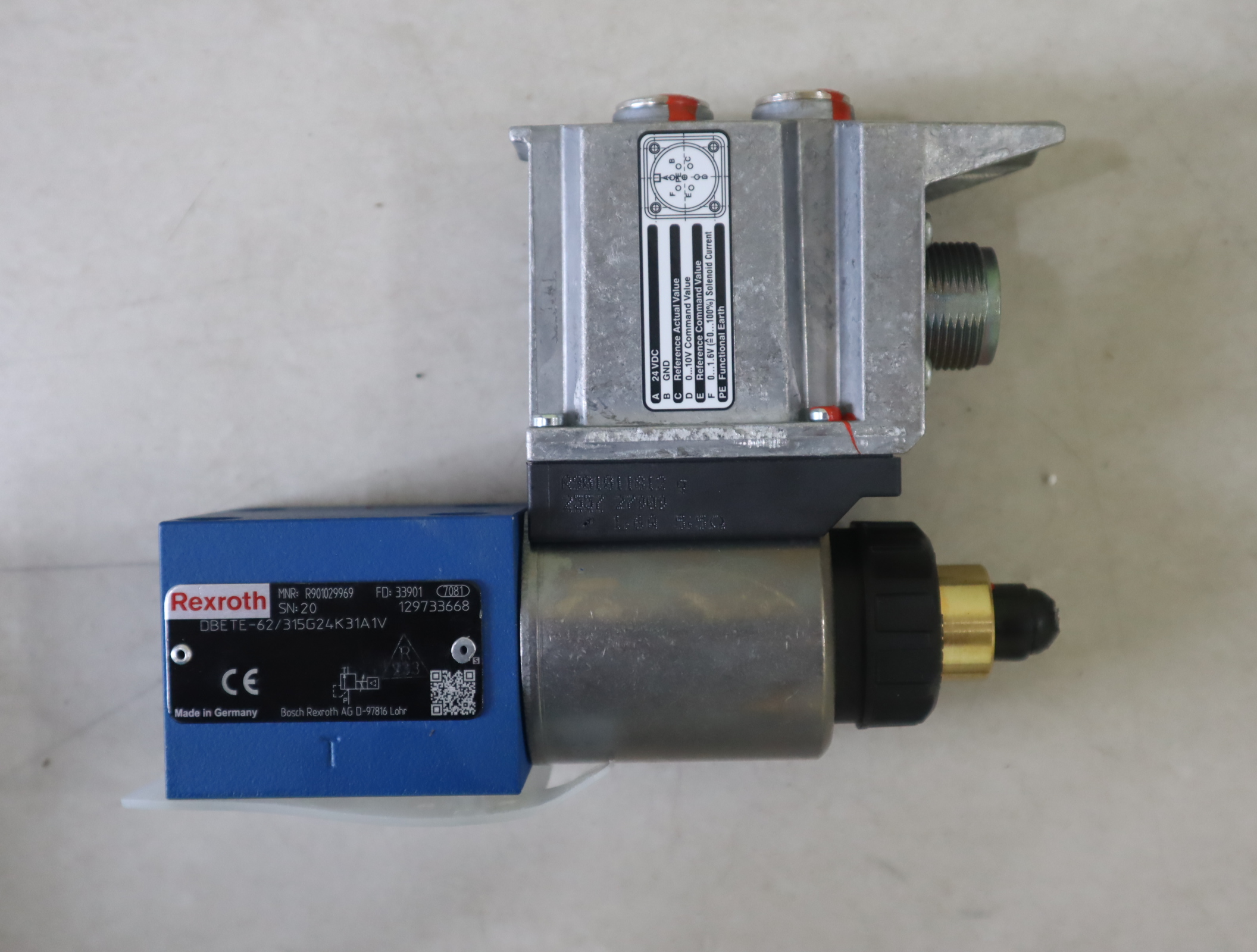 DBETE-62/315G24K31A1V R901029969 德国力士乐REXROTH比例阀