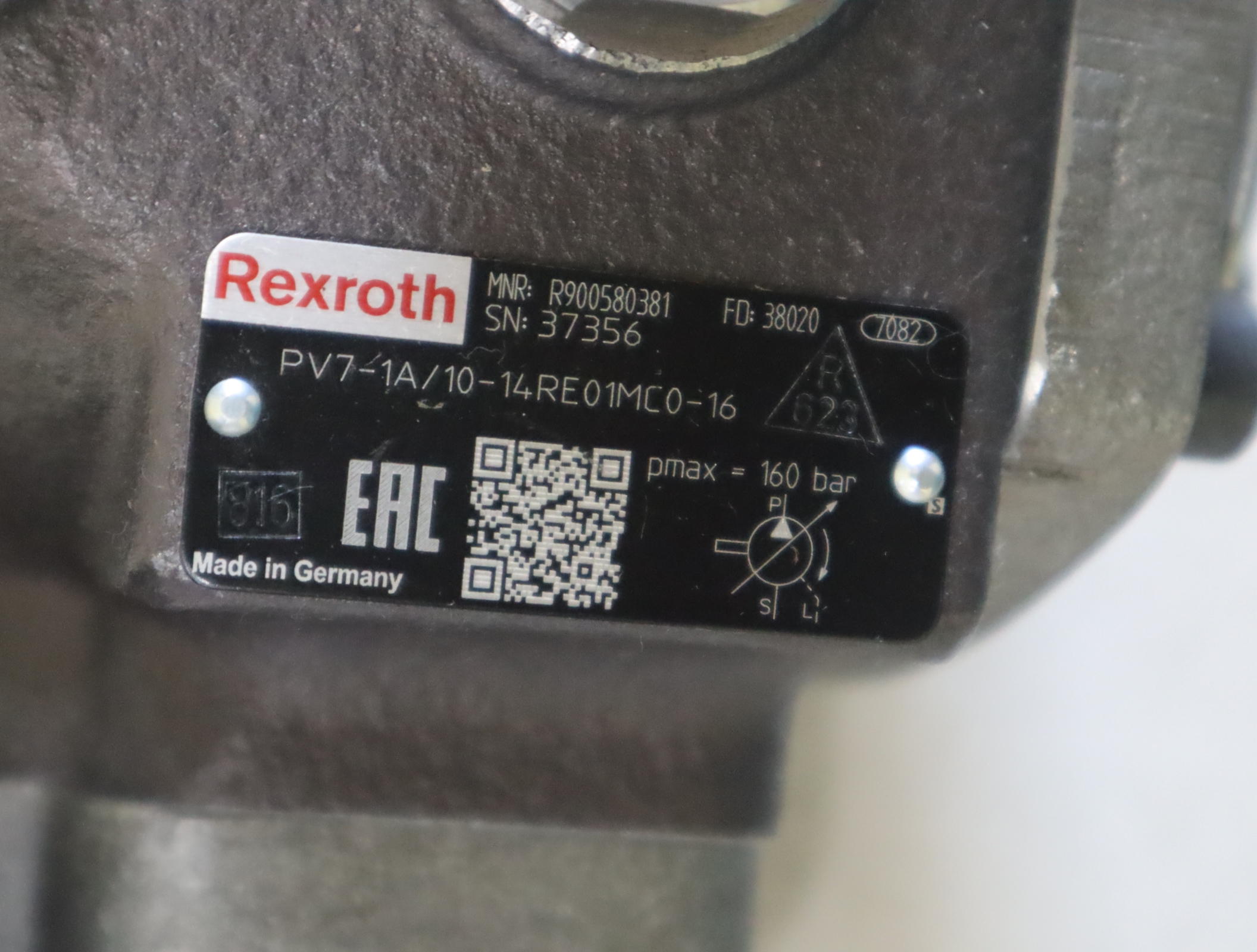 PV7-1A/10-14RE01MC0-16 R900580381 力士乐REXROTH叶片泵