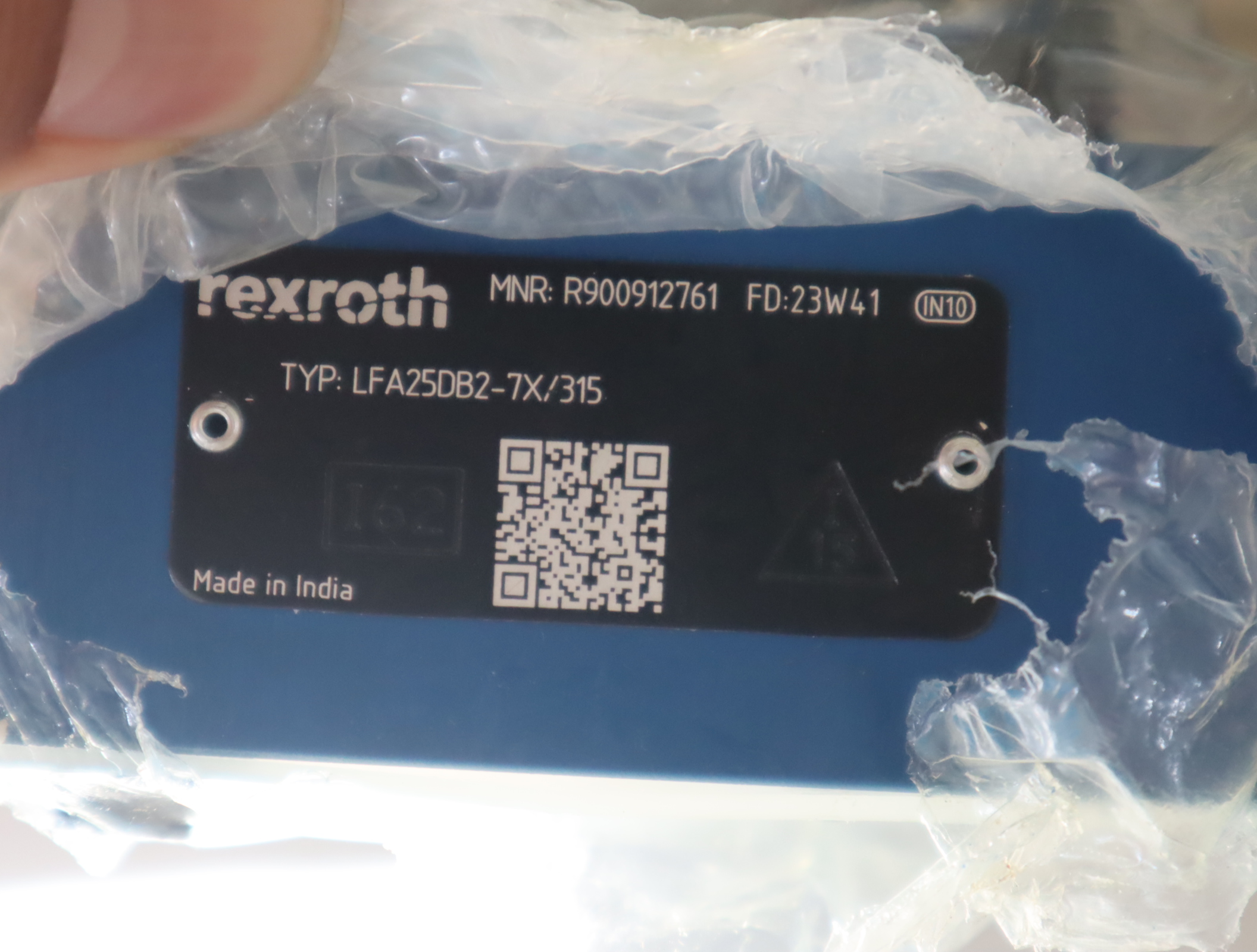 LFA25DB2-7X/315 R900912761 LFA25DB2-71/315 力士乐REXROTH盖板