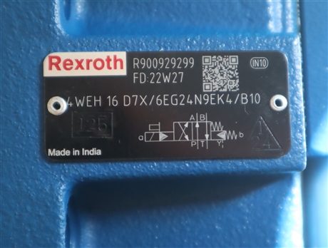 4WEH16D72/6EG24N9EK4/B10 R900929299 德国力士乐REXROTH电液阀