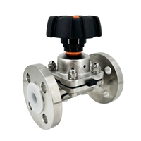 进口卫生级衬氟隔膜阀 PTFE耐腐蚀隔膜阀