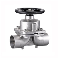 进口卫生级焊接隔膜阀 生物制药隔膜阀