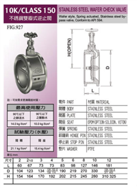 台湾东光不锈钢双瓣式逆止阀厂家